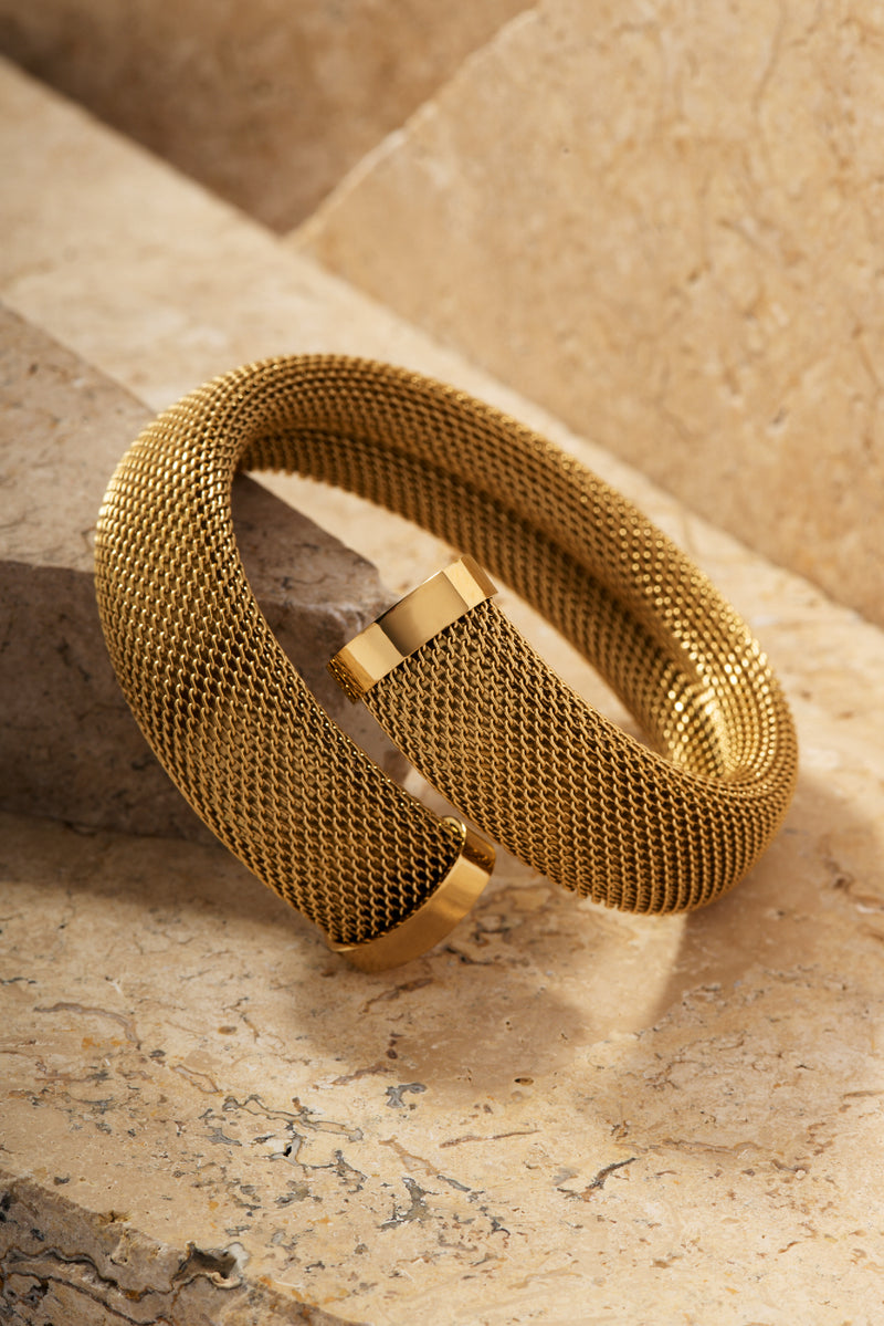 KOKO Mesh Cuff Double-GOLD