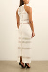 Demi Spliced Maxi - White