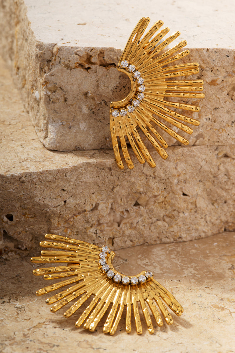 KOKO Sparkling Sun Earring -GOLD