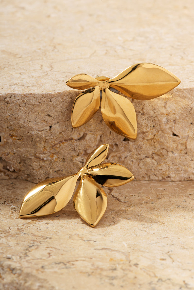 KOKO Leaf Earring-GOLD