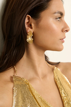 KOKO Sparkling Sun Earring -GOLD