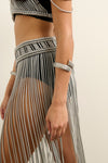 Xena Rope Tassel Skirt and Top, Grey