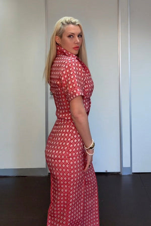 Jean Resort Pant - Red Diamond