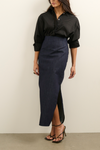 Bardot Denim Maxi Skirt (PRE-ORDER)