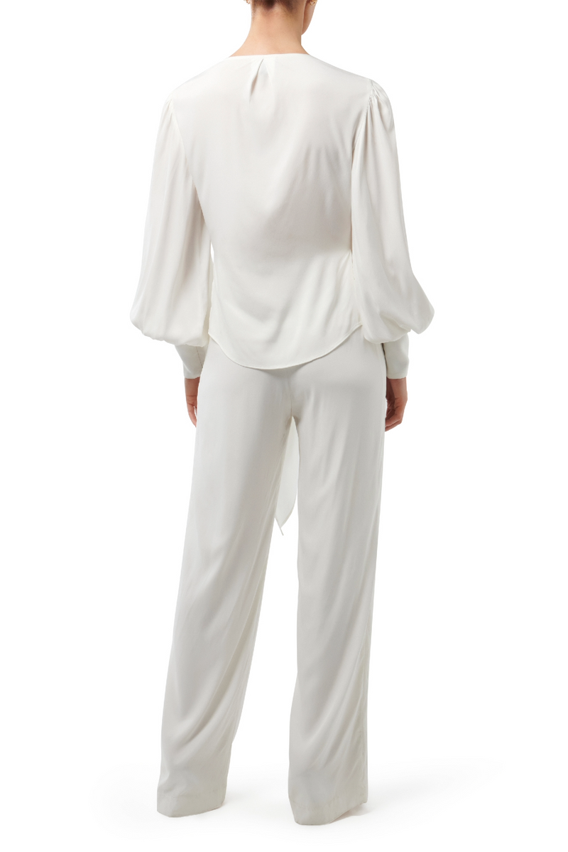 Vida Wrap Top - White