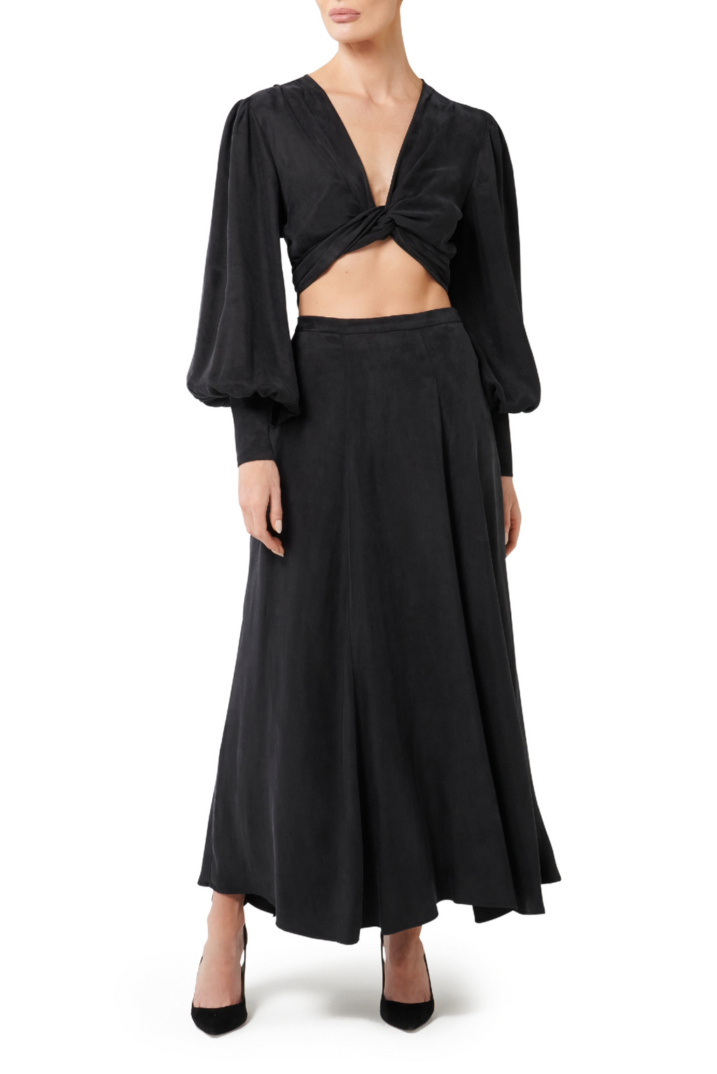 Vida Maxi Skirt - Black