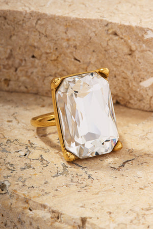 The KOKO Statement Ring-CRYSTAL