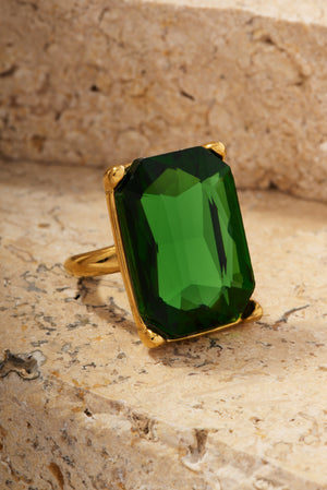 The KOKO Statement Ring-EMERALD