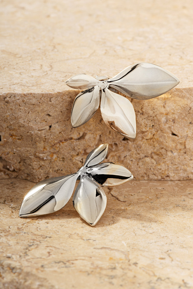 KOKO Leaf Earring-SILVER