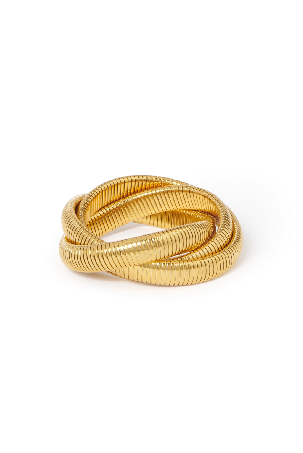 Three Row Bracelet - Gold