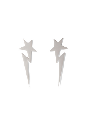 Shooting Star studs - silver