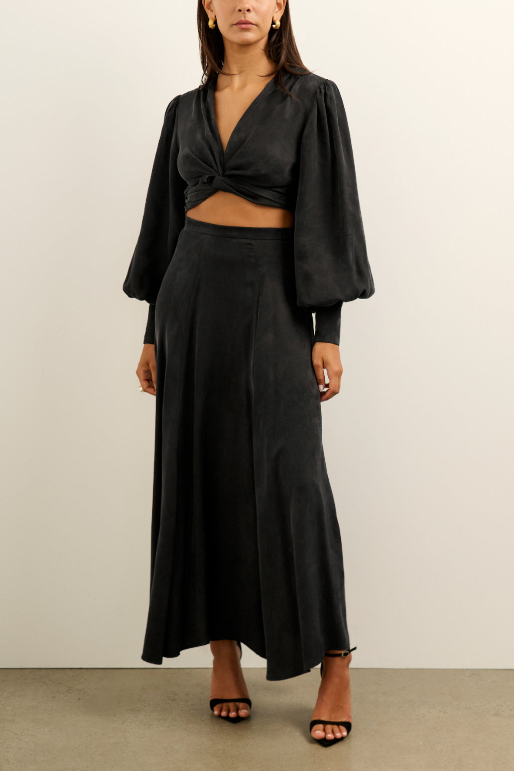 Vida Maxi Skirt - Black