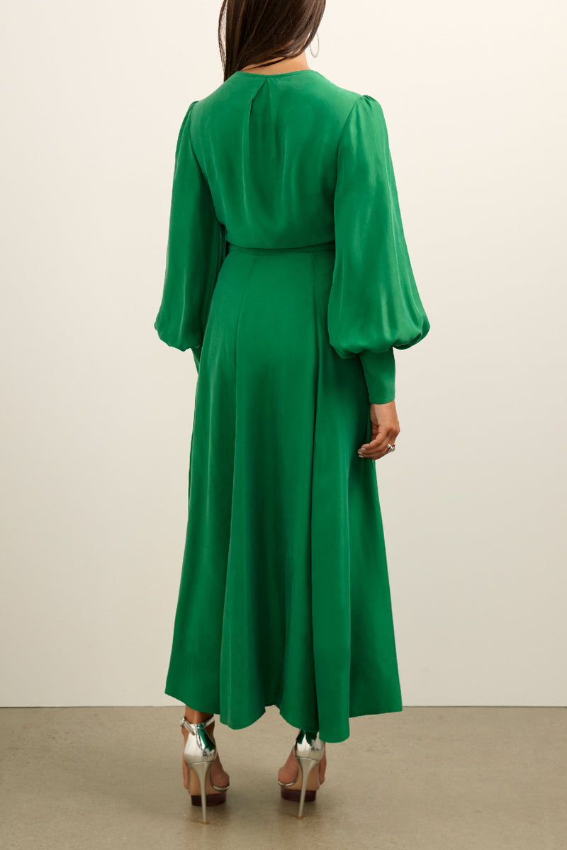 Vida Maxi Skirt - Emerald