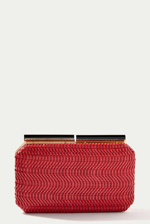 KOKO Woven Clutch-RED