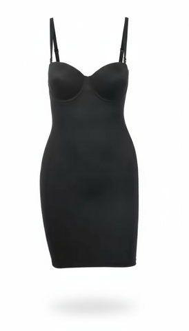 Kendall Wet Look Asymmetric Midi - GUN METAL