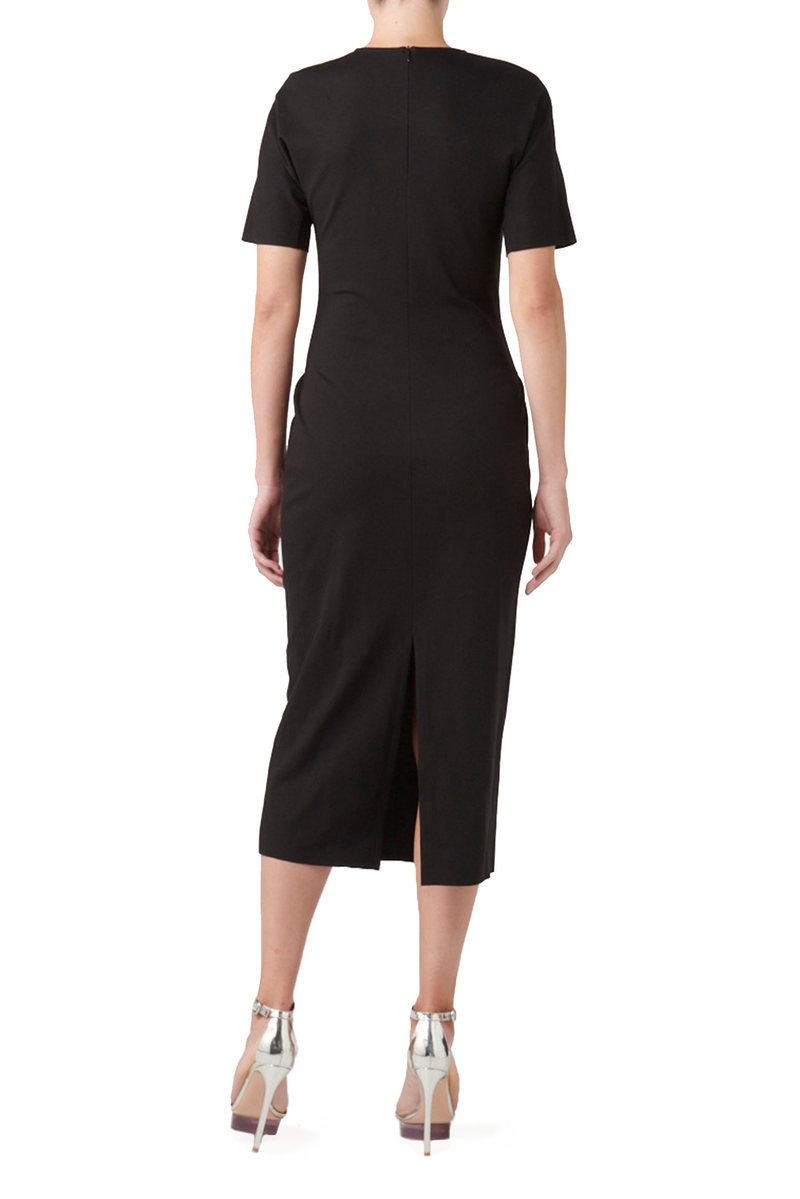 Love Me Corset Midi Dress - Black