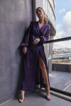 Athenian Luxe Robe - Electric