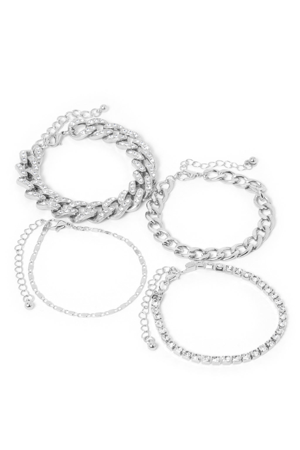 Dynasty Bracelet Set - Silver