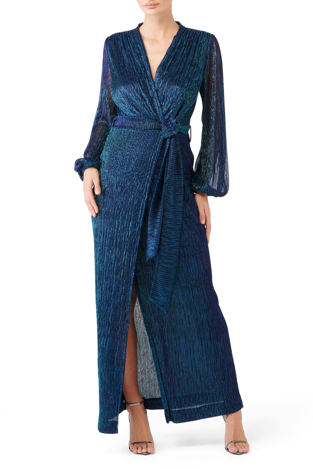 Athenian Luxe Robe - Azure