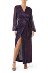 Athenian Luxe Robe - Electric