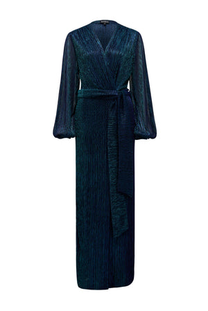 Athenian Luxe Robe - Azure