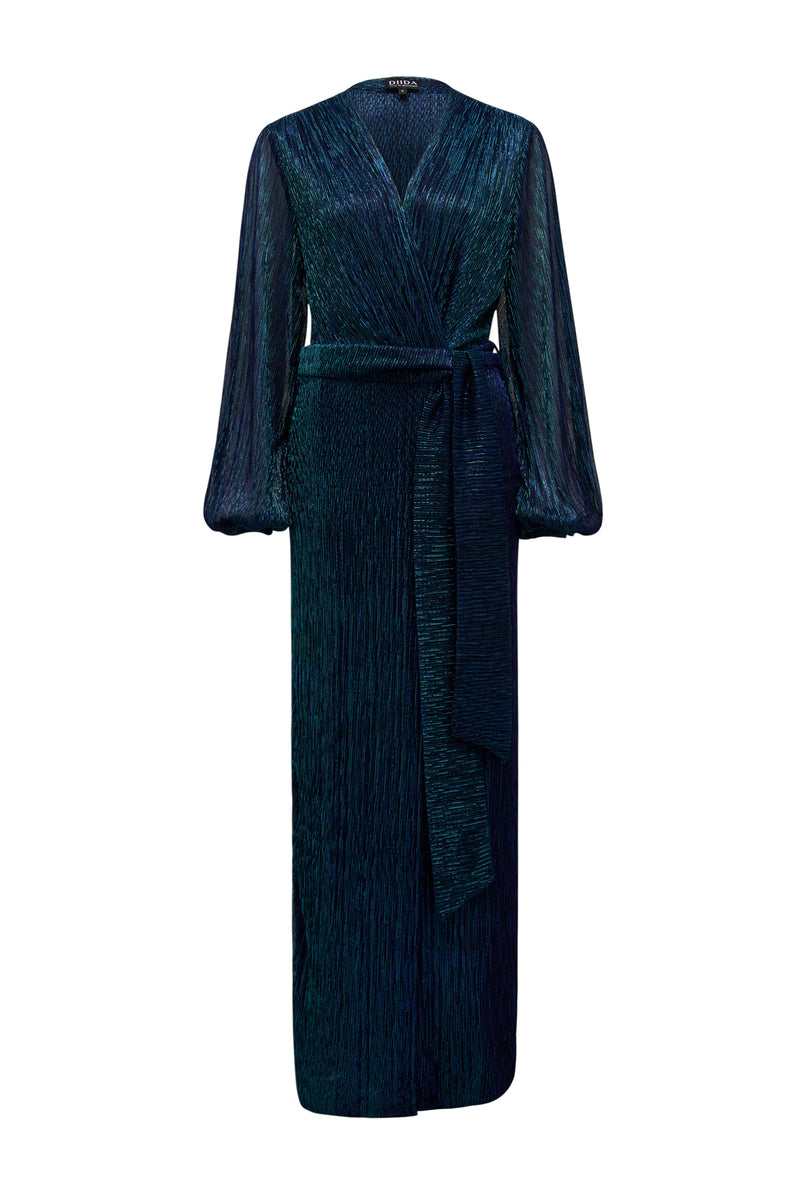 Athenian Luxe Robe - Azure